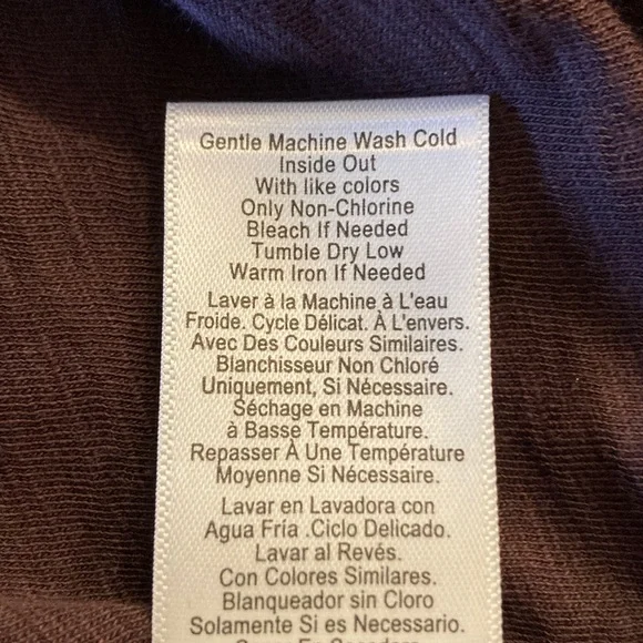 NWT Nation Ltd. Evereve Deep Purple Ruched Sleeve Top Women Size M - Picture 8 of 11